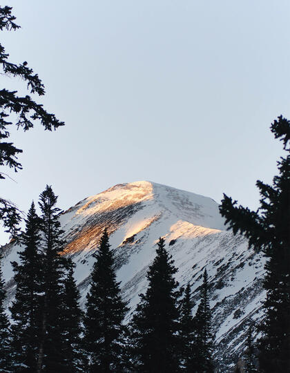 A mountain in Colorado