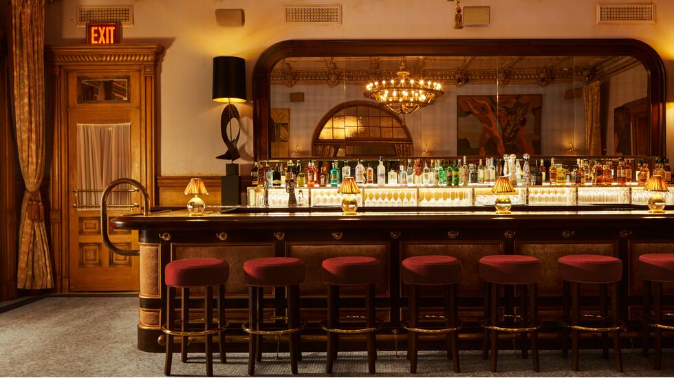The bar at Hotel Chelsea
