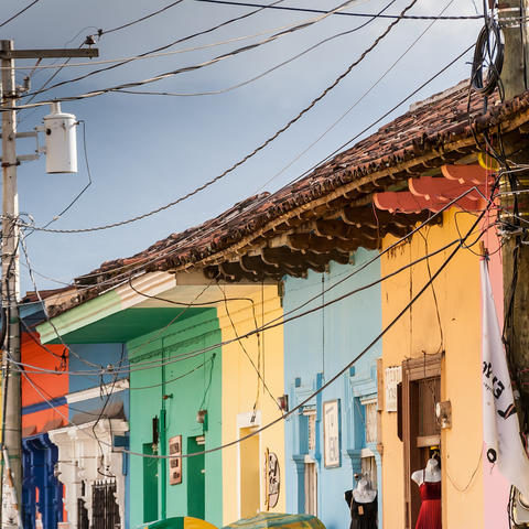 nicaragua colourful streetscape january