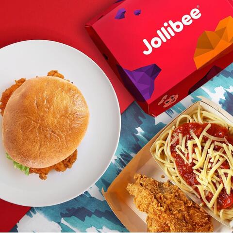 Dishes on offer at Jollibee