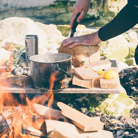 A beach bbq in Dorset's Studland Bay with Fore Adventure